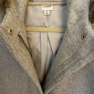J. Crew Polyester/Wool 3/4 coat